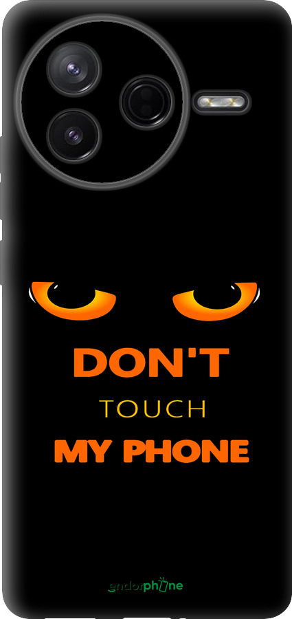 Силиконовый чехол Don't touch the phone для Xiaomi Redmi K80 - 4261u-4148 изображение 