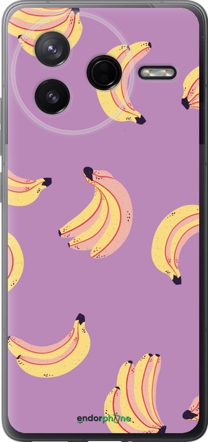 Силиконовый чехол Бананы для Xiaomi Redmi K80 - 4312u-4148 изображение 