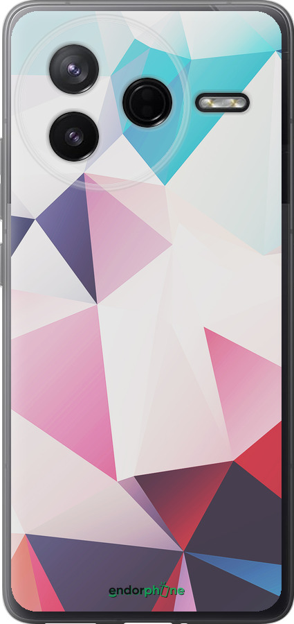 Силиконовый чехол Геометрия 3 для Xiaomi Redmi K80 - 4415u-4148 изображение 