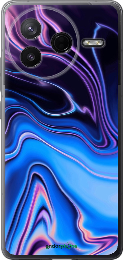 Силиконовый чехол Узор воды для Xiaomi Redmi K80 - 4491u-4148 изображение 