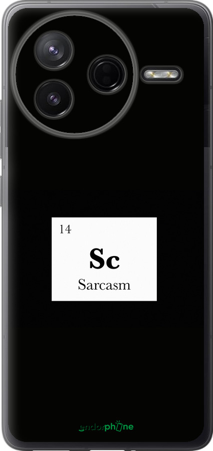 Силиконовый чехол Сарказм для Xiaomi Redmi K80 - 4501u-4148 изображение 