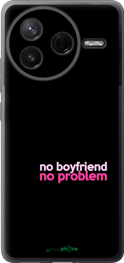 Силиконовый чехол no boyfriend no problem для Xiaomi Redmi K80 - 4549u-4148 изображение 