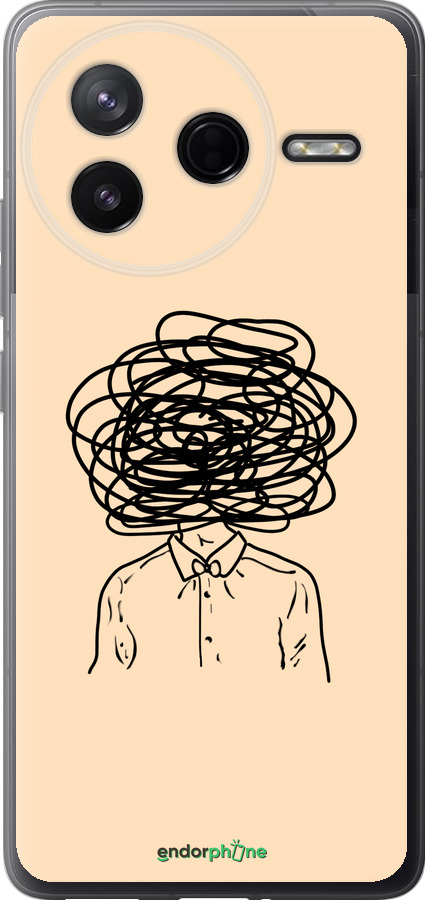 Силиконовый чехол Мысли для Xiaomi Redmi K80 - 4568u-4148 изображение 