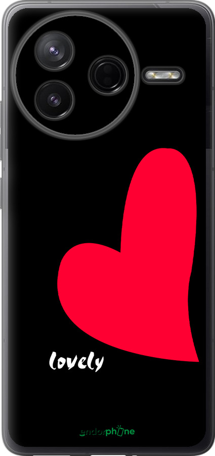 Силіконовий чехол Lovely для Xiaomi POCO F7 Pro - 4580u-4085 изображение 