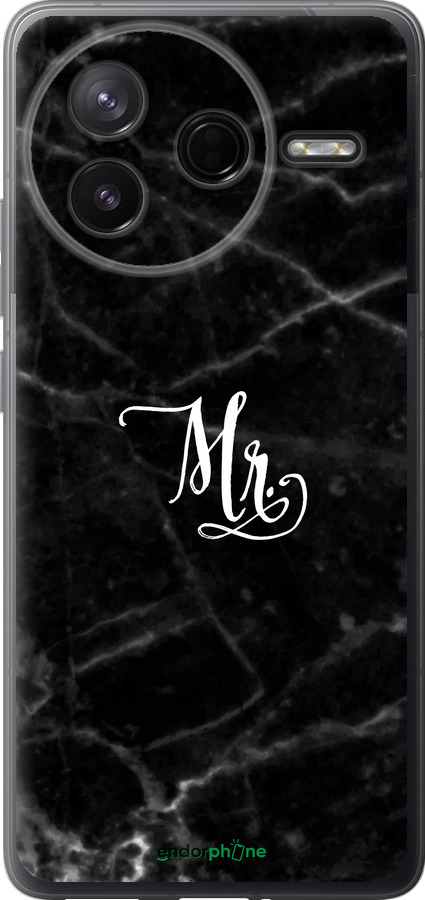 Силіконовий чехол Мармур1 для Xiaomi Redmi K80 - 4582u-4148 изображение 