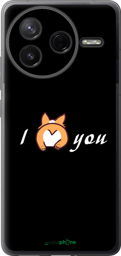 Силиконовый чехол Люблю для Xiaomi Redmi K80 - 4586u-4148 изображение 