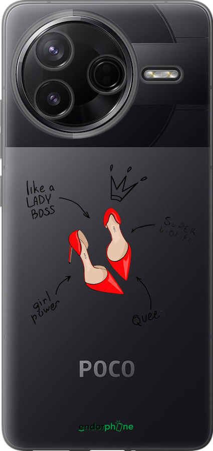 Силиконовый чехол Женщина для Xiaomi Redmi K80 - 4599u-4148 изображение 