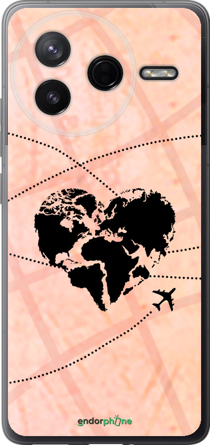 Силиконовый чехол Путешествуй для Xiaomi Redmi K80 - 4607u-4148 изображение 