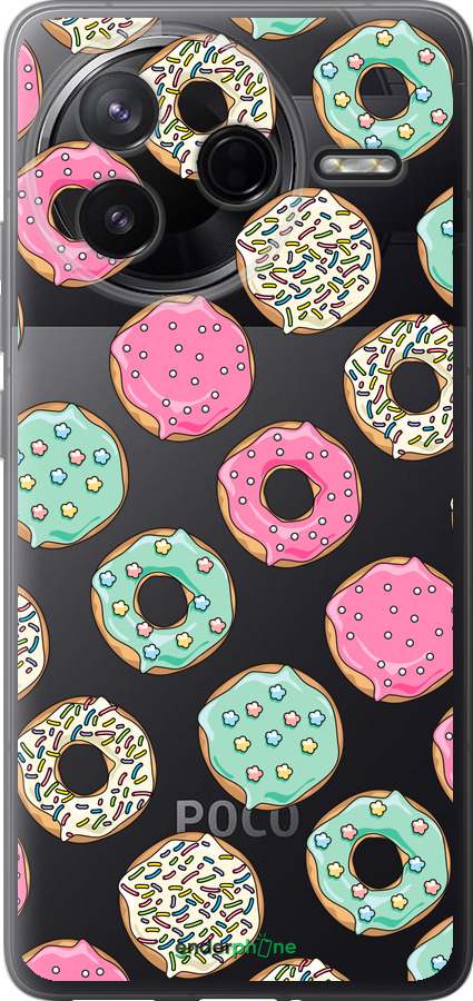 Силіконовий чехол Пончики 1 для Xiaomi Redmi K80 - 4657u-4148 изображение 