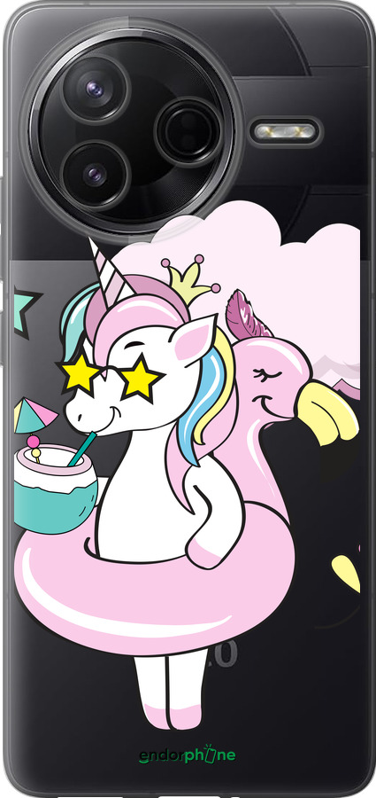 Силіконовий чехол Crown Unicorn для Xiaomi Redmi K80 - 4660u-4148 изображение 