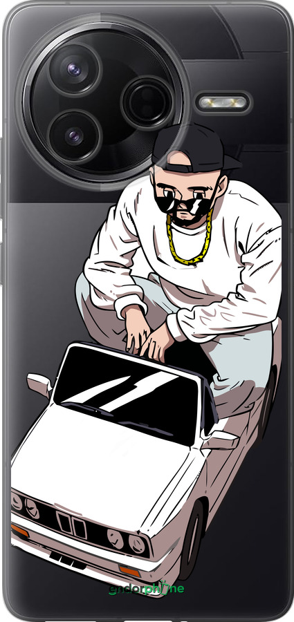 Силіконовий чехол Тачка для Xiaomi POCO F7 Pro - 4663u-4085 изображение 