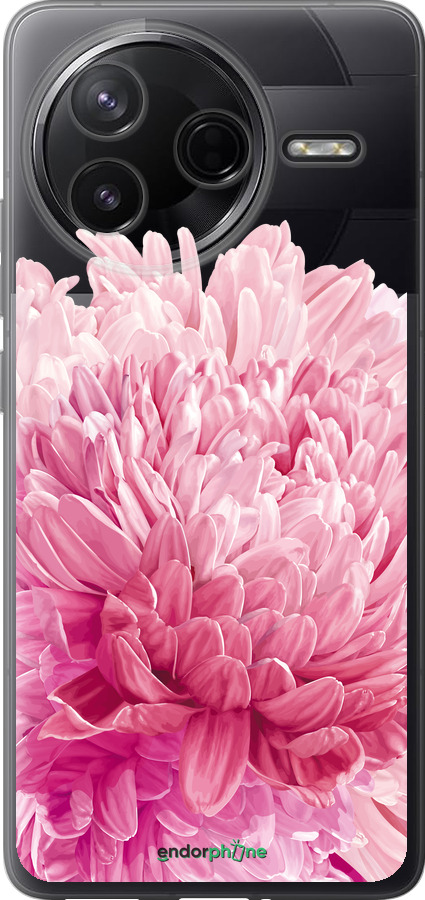 Силиконовый чехол Хризантема для Xiaomi Redmi K80 - 4666u-4148 изображение 