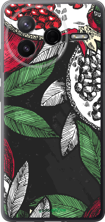 Силиконовый чехол Гранат для Xiaomi Redmi K80 - 4692u-4148 изображение 