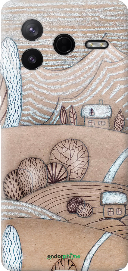 Силиконовый чехол Сказочные холмы для Xiaomi Redmi K80 - 4749u-4148 изображение 