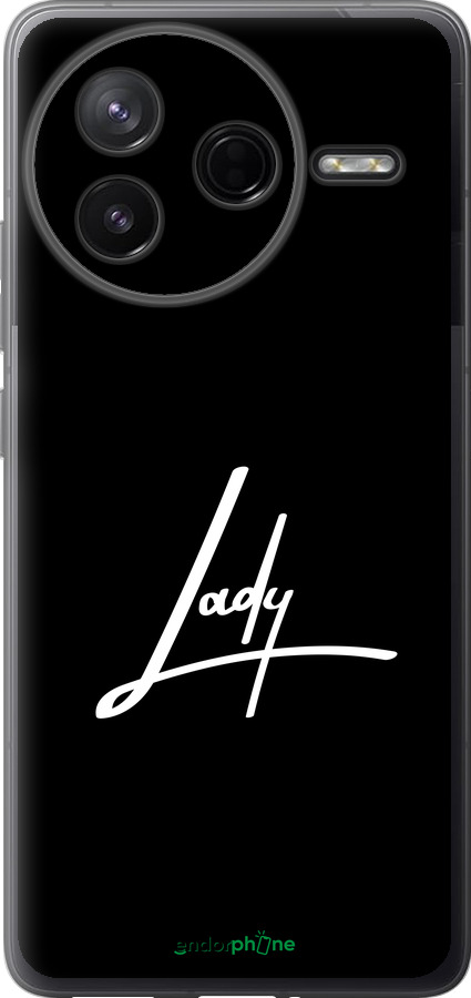 Силиконовый чехол Lady 2 для Xiaomi Redmi K80 - 4867u-4148 изображение 