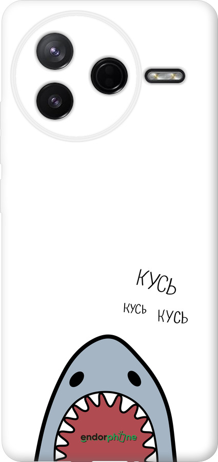 Силіконовий чехол Акула для Xiaomi POCO F7 Pro - 4870u-4085 изображение 