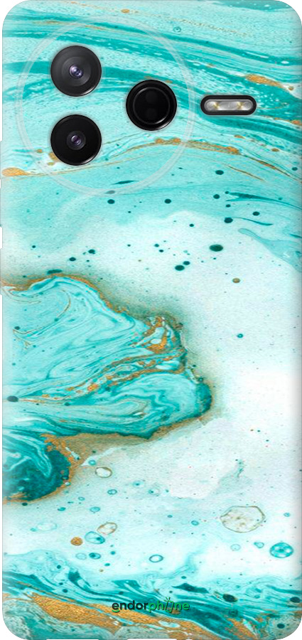 Силиконовый чехол Мраморный для Xiaomi Redmi K80 - 4895u-4148 изображение 