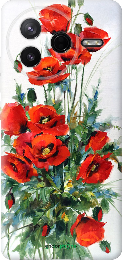 Силіконовий чехол Маки для Xiaomi Redmi K80 - 523u-4148 изображение 