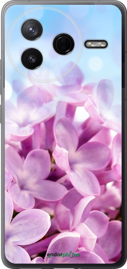 Силиконовый чехол Сирень для Xiaomi POCO F7 Pro - 527u-4085 изображение 