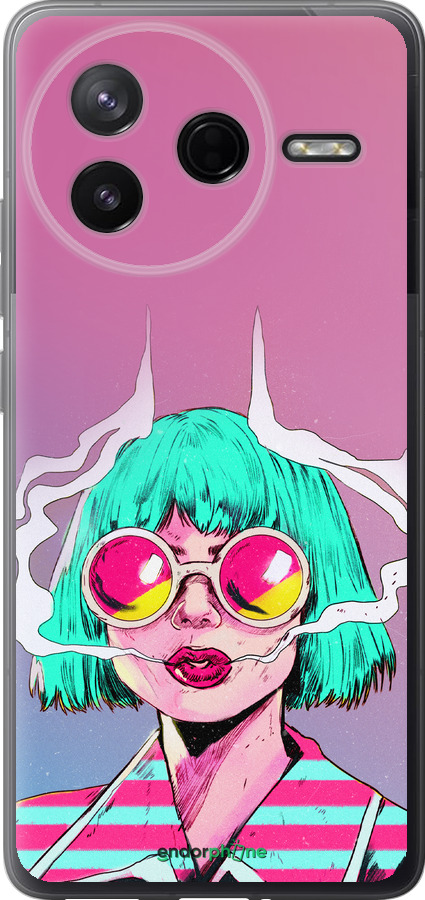 Силиконовый чехол Поп арт девушка для Xiaomi Redmi K80 - 5378u-4148 изображение 