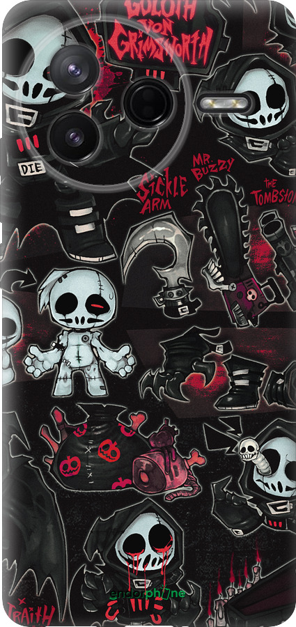 Силиконовый чехол № 5380 для Xiaomi Redmi K80 - 5380u-4148 изображение 