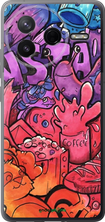 Силиконовый чехол № 5391 для Xiaomi Redmi K80 - 5391u-4148 изображение 