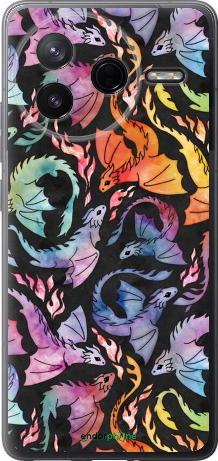 Силиконовый чехол № 5416 для Xiaomi Redmi K80 - 5416u-4148 изображение 