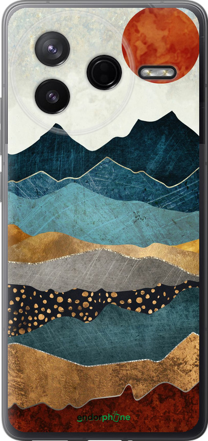 Силиконовый чехол Закат горы для Xiaomi Redmi K80 - 5434u-4148 изображение 