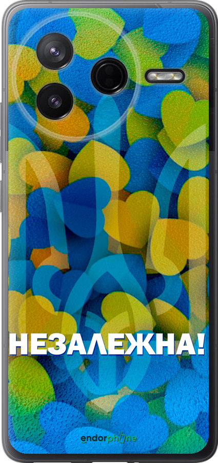 Силиконовый чехол Незалежна для Xiaomi Redmi K80 - 5447u-4148 изображение 