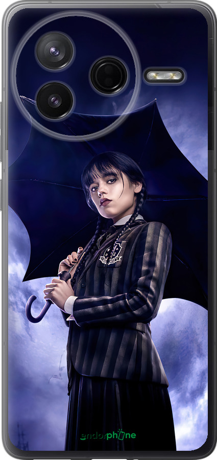 Силіконовий чехол Wednesday v2 для Xiaomi Redmi K80 - 5516u-4148 изображение 