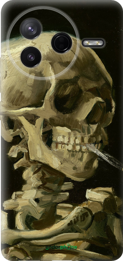 Силіконовий чехол Вінсент Ван Гог. Череп для Xiaomi Redmi K80 - 5544u-4148 изображение 