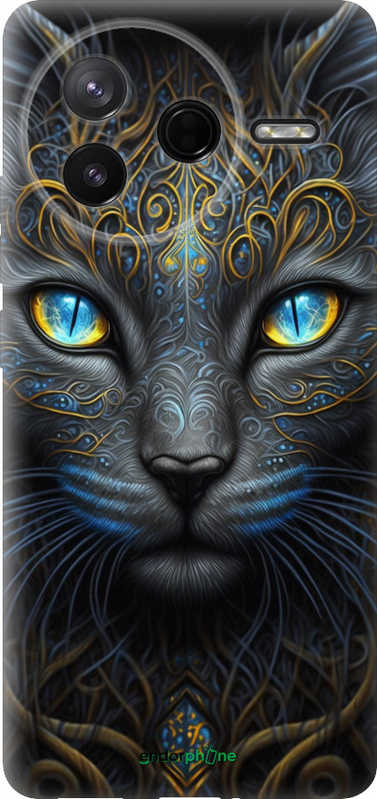 Силіконовий чехол Кішка для Xiaomi Redmi K80 - 5548u-4148 изображение 