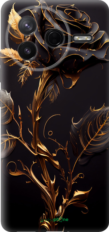 Силиконовый чехол Роза 3 для Xiaomi Redmi K80 - 5552u-4148 изображение 