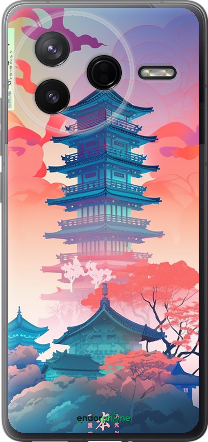 Силиконовый чехол Япония монастырь для Xiaomi Redmi K80 - 5590u-4148 изображение 