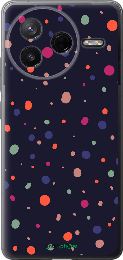 Силиконовый чехол Горошек v2 для Xiaomi Redmi K80 - 5599u-4148 изображение 