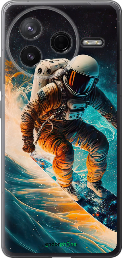 Силиконовый чехол Сноубордист для Xiaomi Redmi K80 - 5604u-4148 изображение 