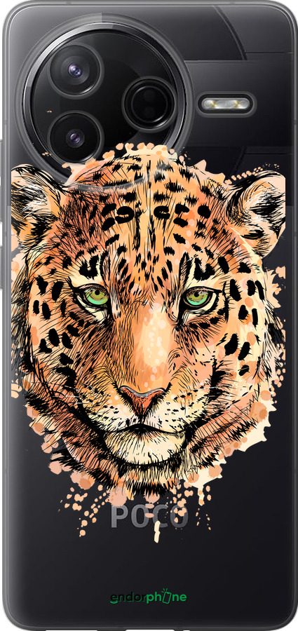Силиконовый чехол Леопард v2 для Xiaomi Redmi K80 - 5606u-4148 изображение 