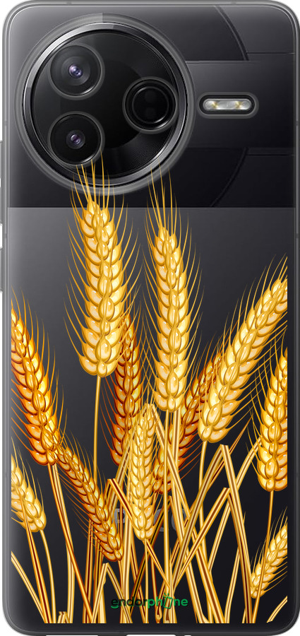 Силиконовый чехол Колоски пшеници для Xiaomi POCO F7 Pro - 5866u-4085 изображение 