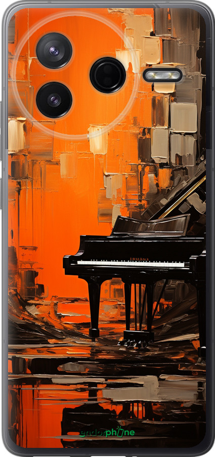 Силиконовый чехол Чехол для телефона Оранжевый Рояль для Xiaomi Redmi K80 - 5937u-4148 изображение 