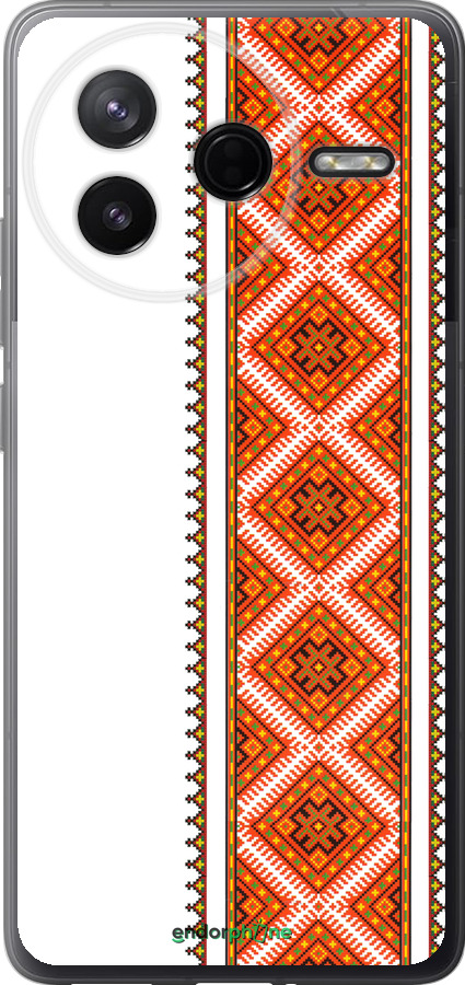 Силиконовый чехол Вышиванка 25 для Xiaomi Redmi K80 - 593u-4148 изображение 