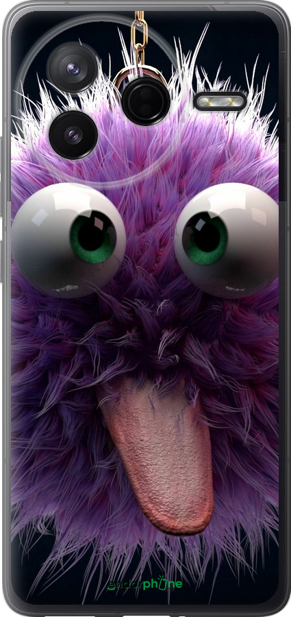 Силиконовый чехол Пушистик для Xiaomi POCO F7 Pro - 6017u-4085 изображение 