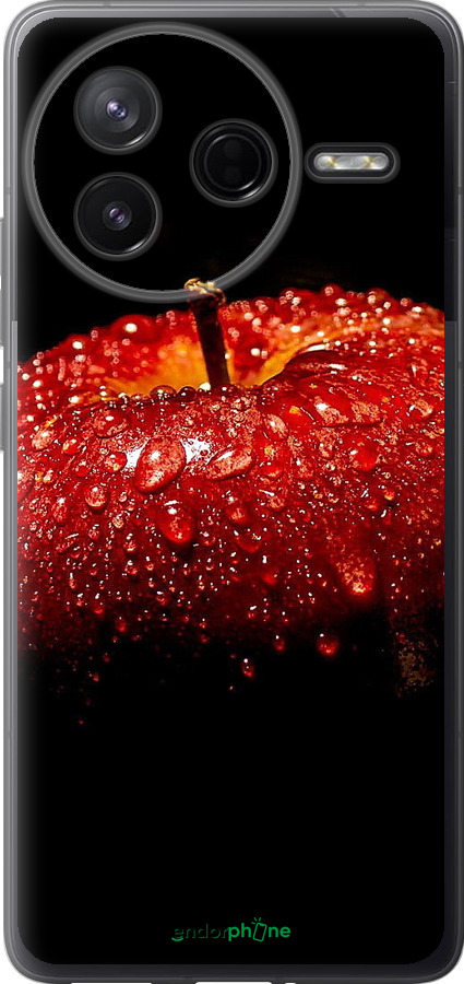 Силіконовий чехол Яблуко для Xiaomi POCO F7 Pro - 6022u-4085 изображение 