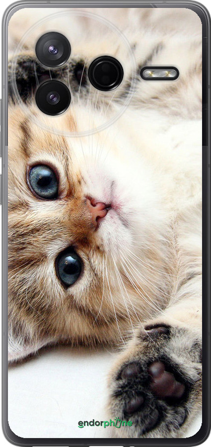 Силіконовий чехол Котик для Xiaomi Redmi K80 - 6024u-4148 изображение 