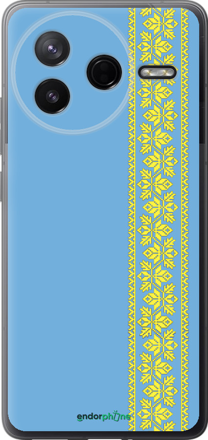 Силиконовый чехол Вышиванка 33 для Xiaomi Redmi K80 - 602u-4148 изображение 