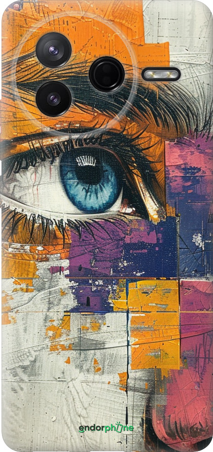 Силиконовый чехол Цветная фреска для Xiaomi Redmi K80 - 6032u-4148 изображение 