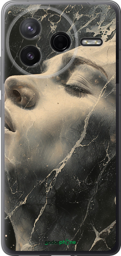 Силиконовый чехол Мраморная женщина для Xiaomi Redmi K80 - 6040u-4148 изображение 