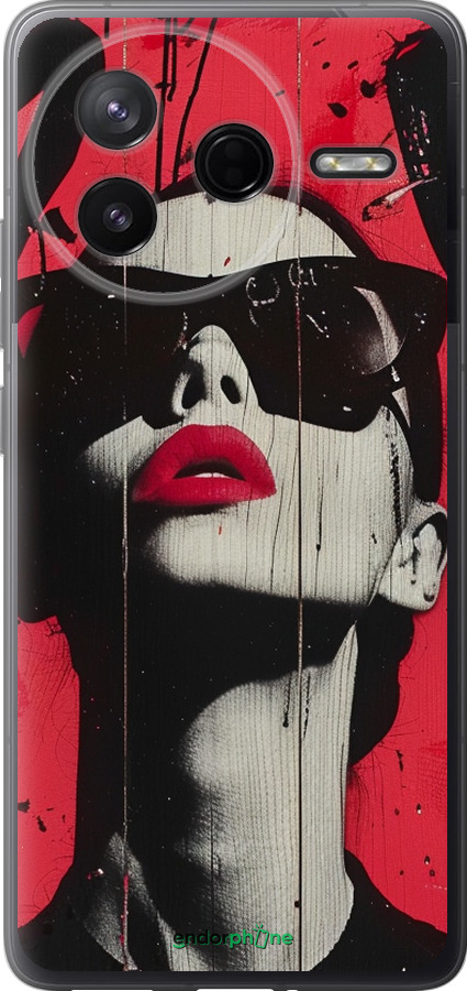 Силиконовый чехол XO Love v1 для Xiaomi Redmi K80 - 6045u-4148 изображение 