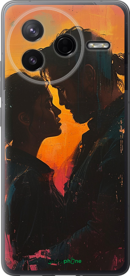 Силиконовый чехол Любовь на полотне для Xiaomi Redmi K80 - 6067u-4148 изображение 