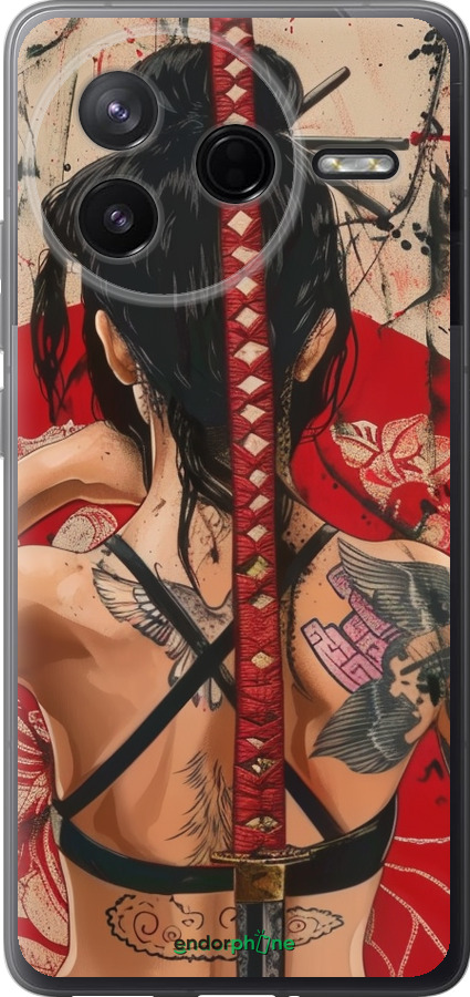 Силіконовий чехол Таємниця катани для Xiaomi POCO F7 Pro - 6074u-4085 изображение 