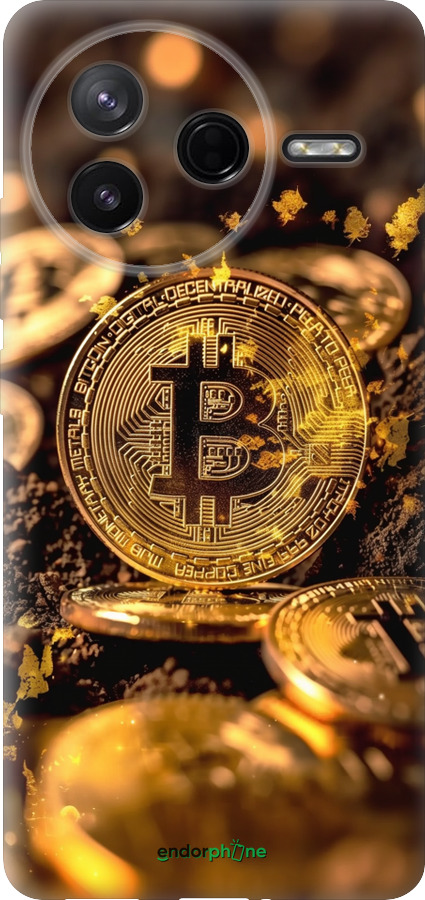Силиконовый чехол Золотая лихорадка биткойна для Xiaomi Redmi K80 - 6089u-4148 изображение 